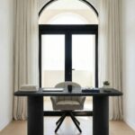 Alara Black Microconcrete Desk
