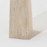 Abriela Beige Travertine Console Table