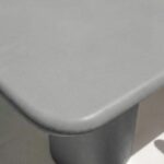 Alara Ash Grey Microconcrete Desk