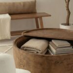 Treviso Dark Wood Storage Coffee Table