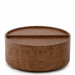 Treviso Dark Wood Storage Coffee Table