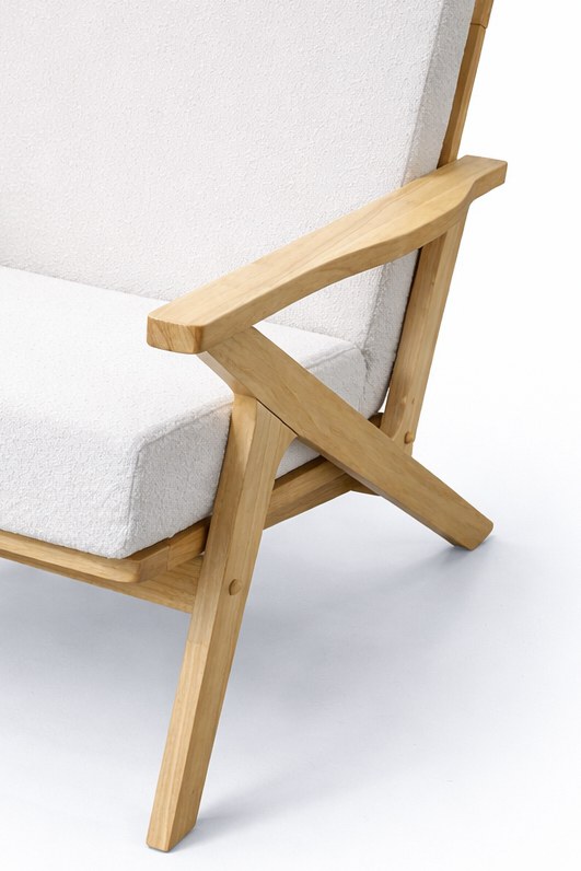 Ohrid Lightwood Accent Chair - Image 2