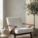 Ohrid Dark Wood Accent Chair