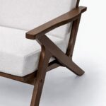 Ohrid Dark Wood Accent Chair