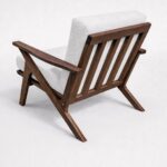 Ohrid Dark Wood Accent Chair