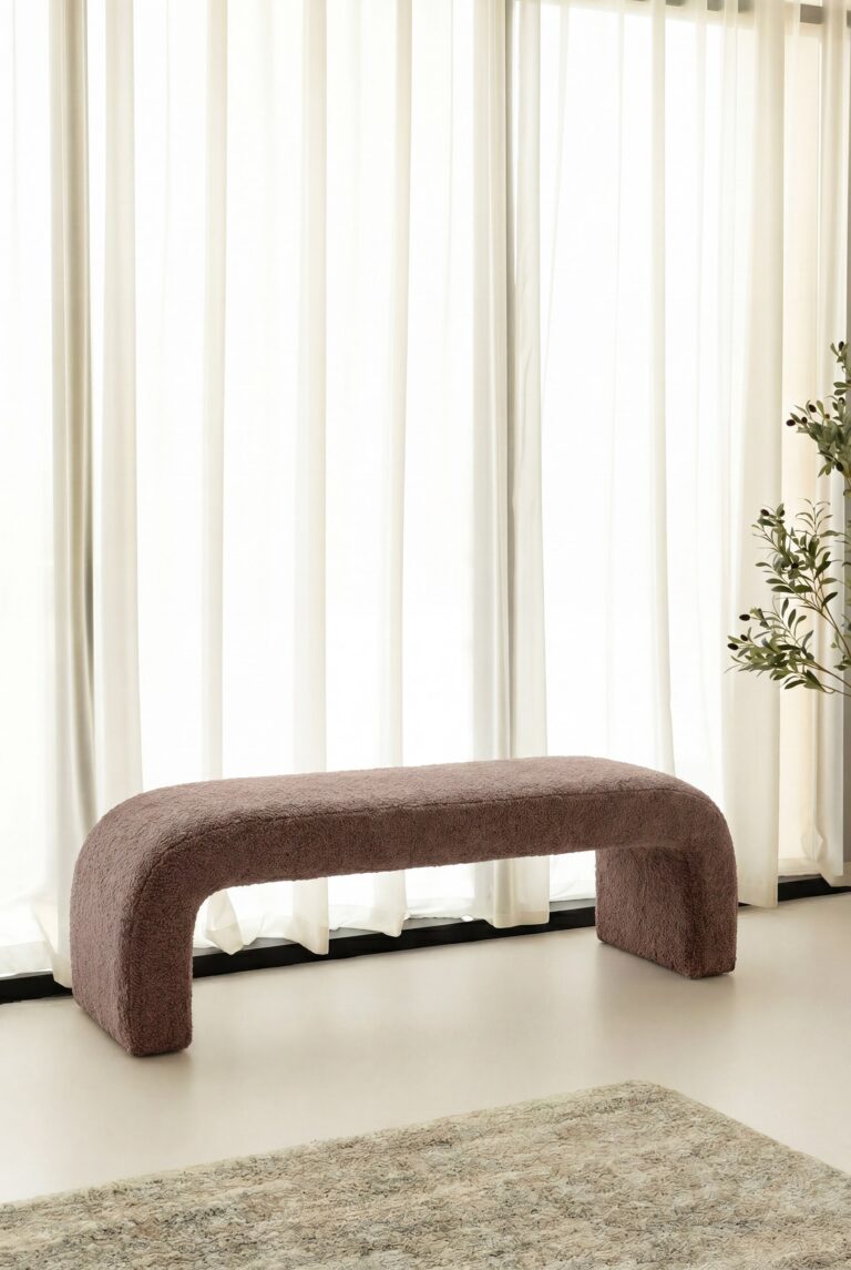 Bram Cocoa Dust Arch Bench