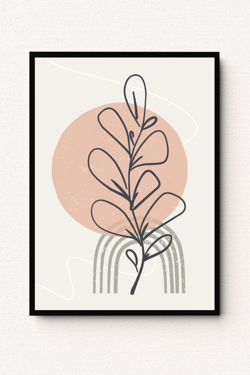 Blush Leaf Wall Art