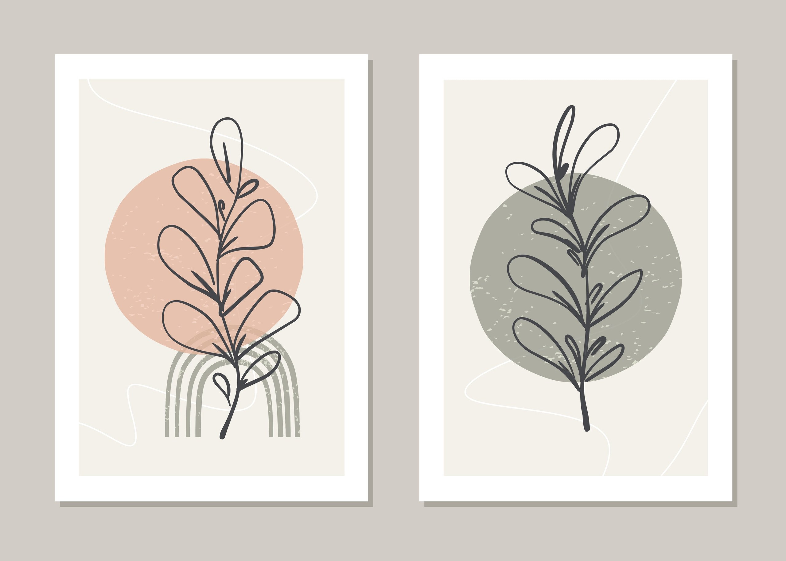 Blush Leaf Wall Art - Image 3