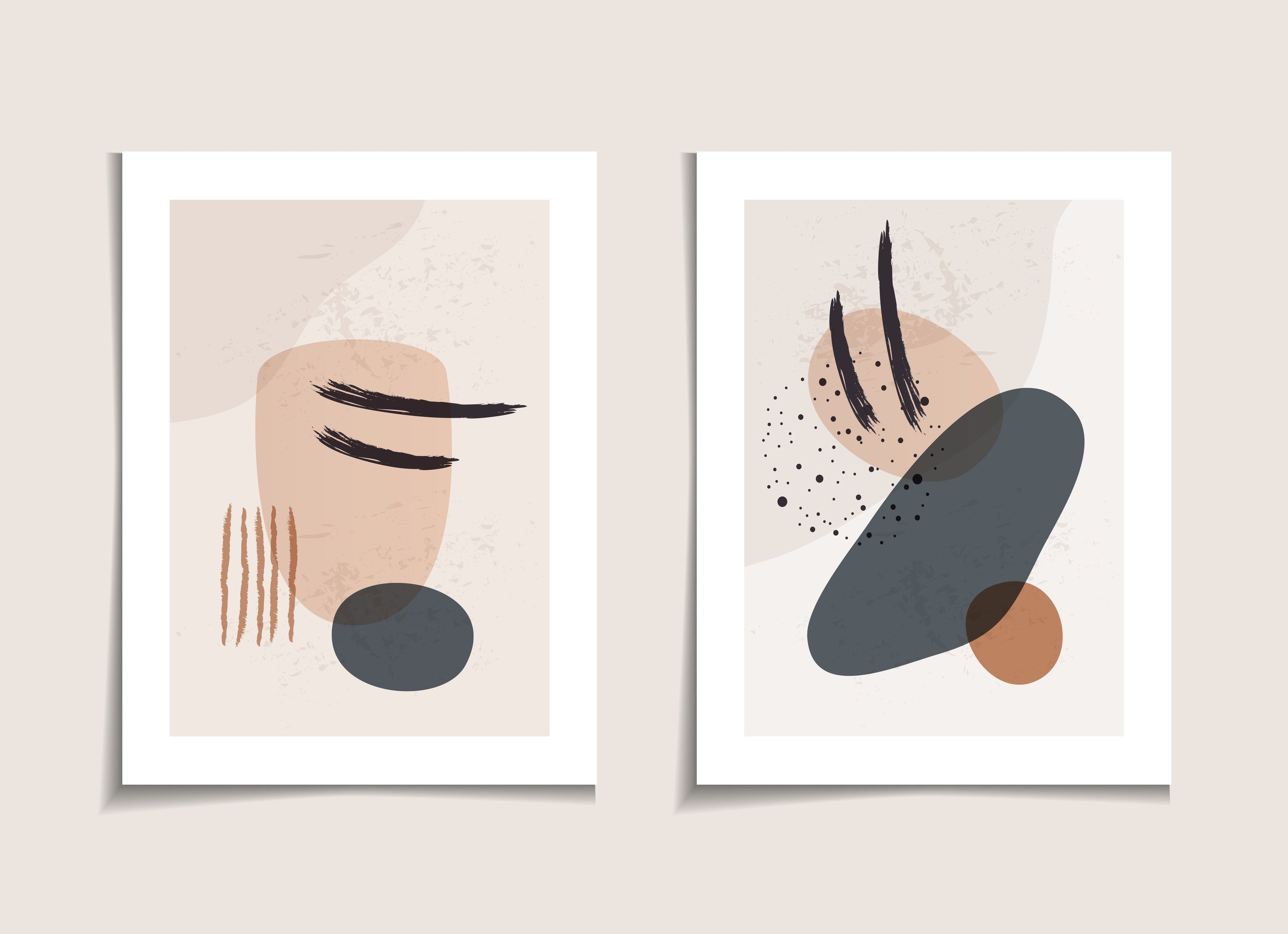 Muted Harmony Wall Art - Image 3