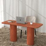 Alara Red Travertine Desk