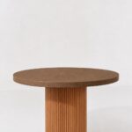 Aether Mocha Microconcrete Top Dining Table