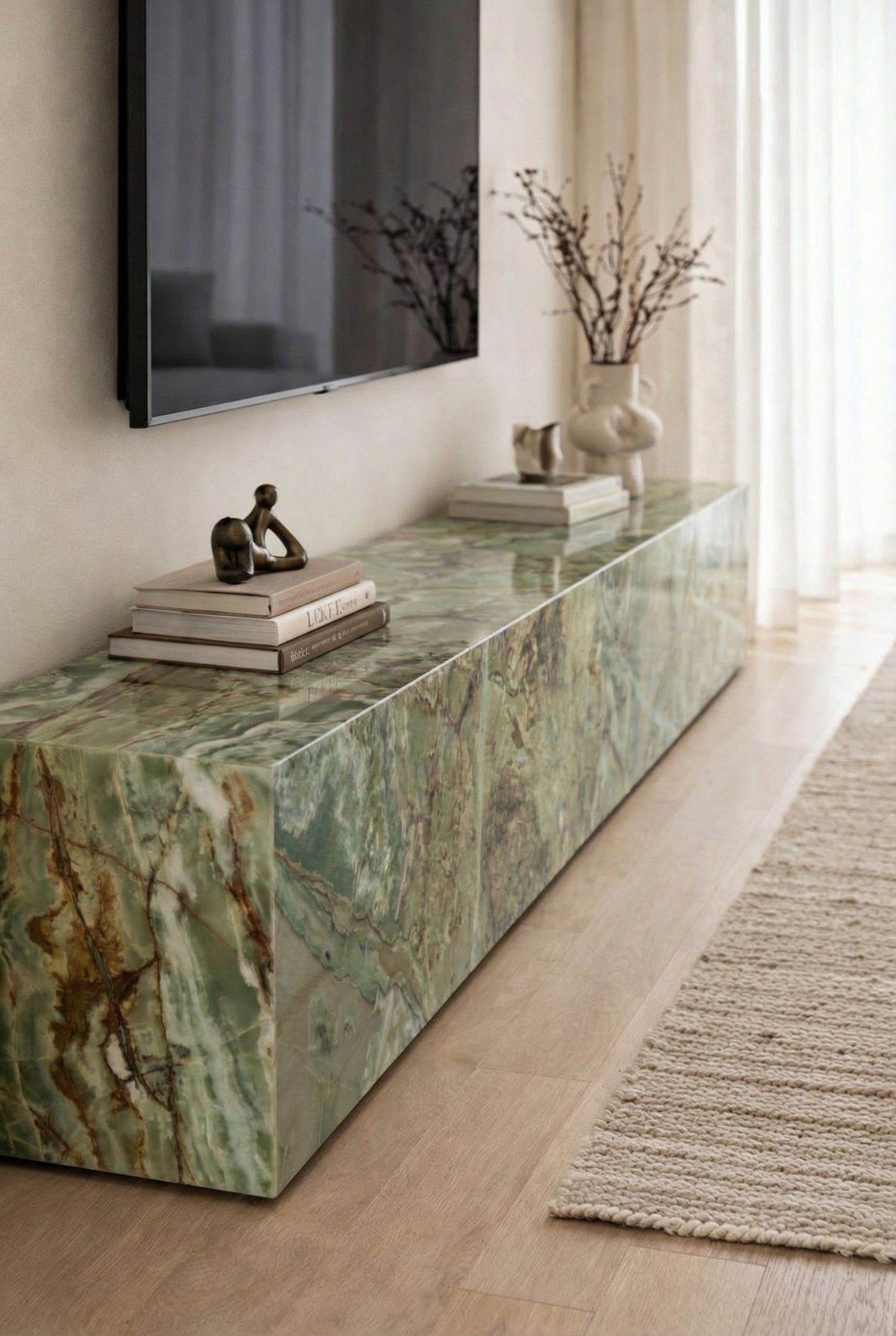 Hellenic Green Onyx Classic TV Unit - Image 2