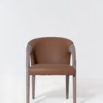 Caldera Orange Wooden Dining Chair