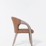 Caldera Orange Wooden Dining Chair
