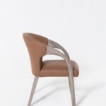 Caldera Orange Wooden Dining Chair