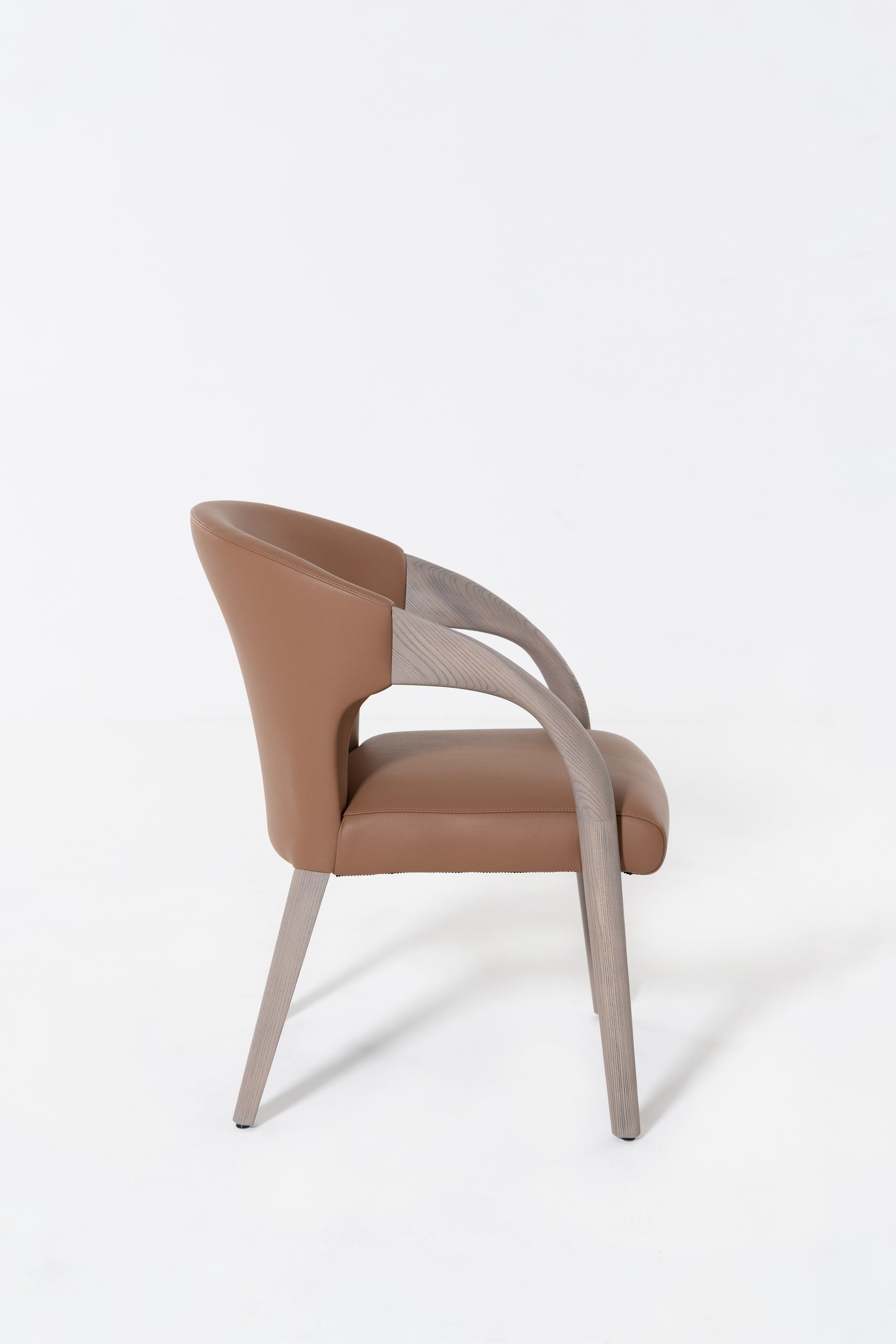 Caldera Orange Wooden Dining Chair - Image 7