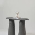 Alessia Ash Grey Microconcrete Console Table