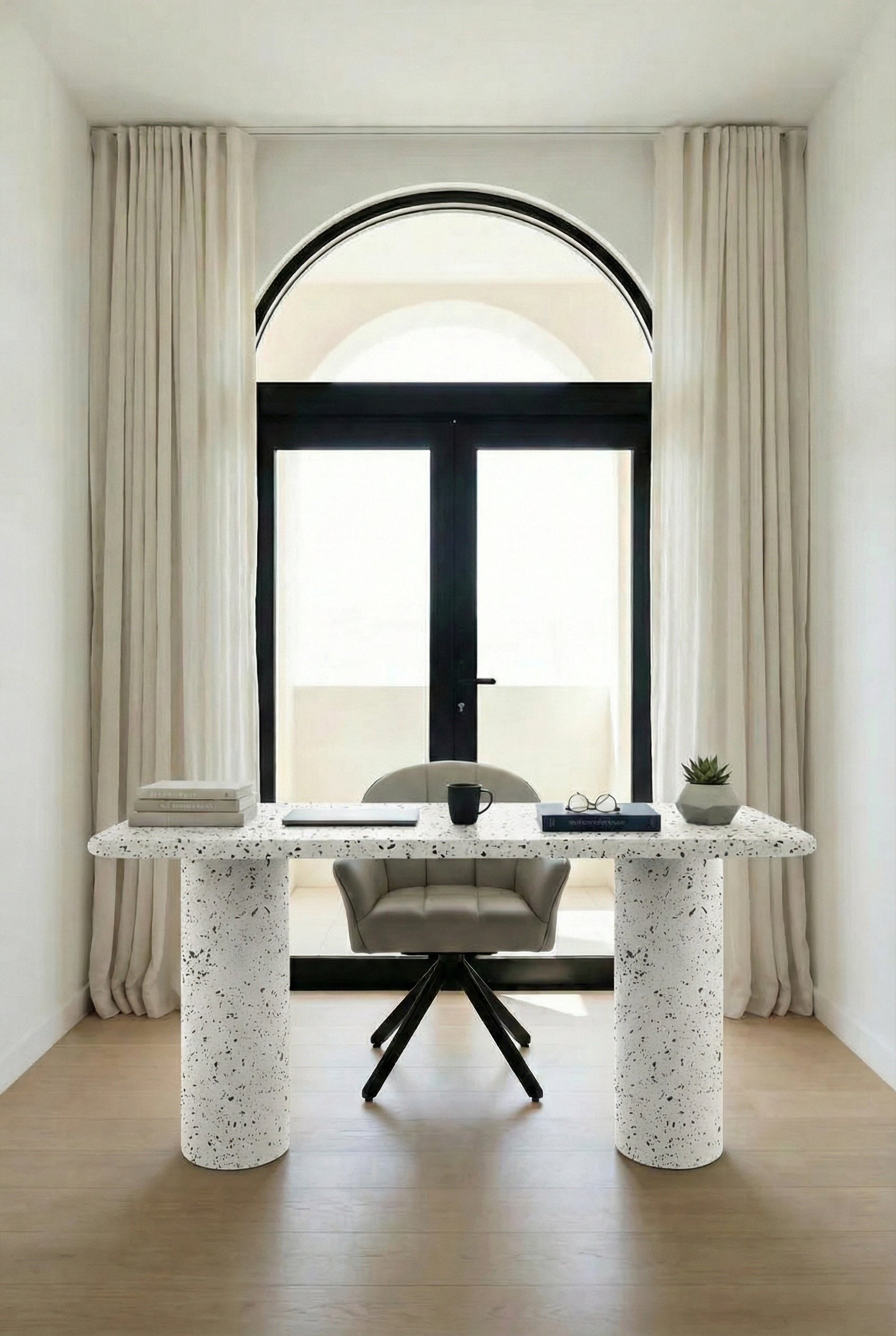 Alara Rialto Microterrazzo Microconcrete Desk