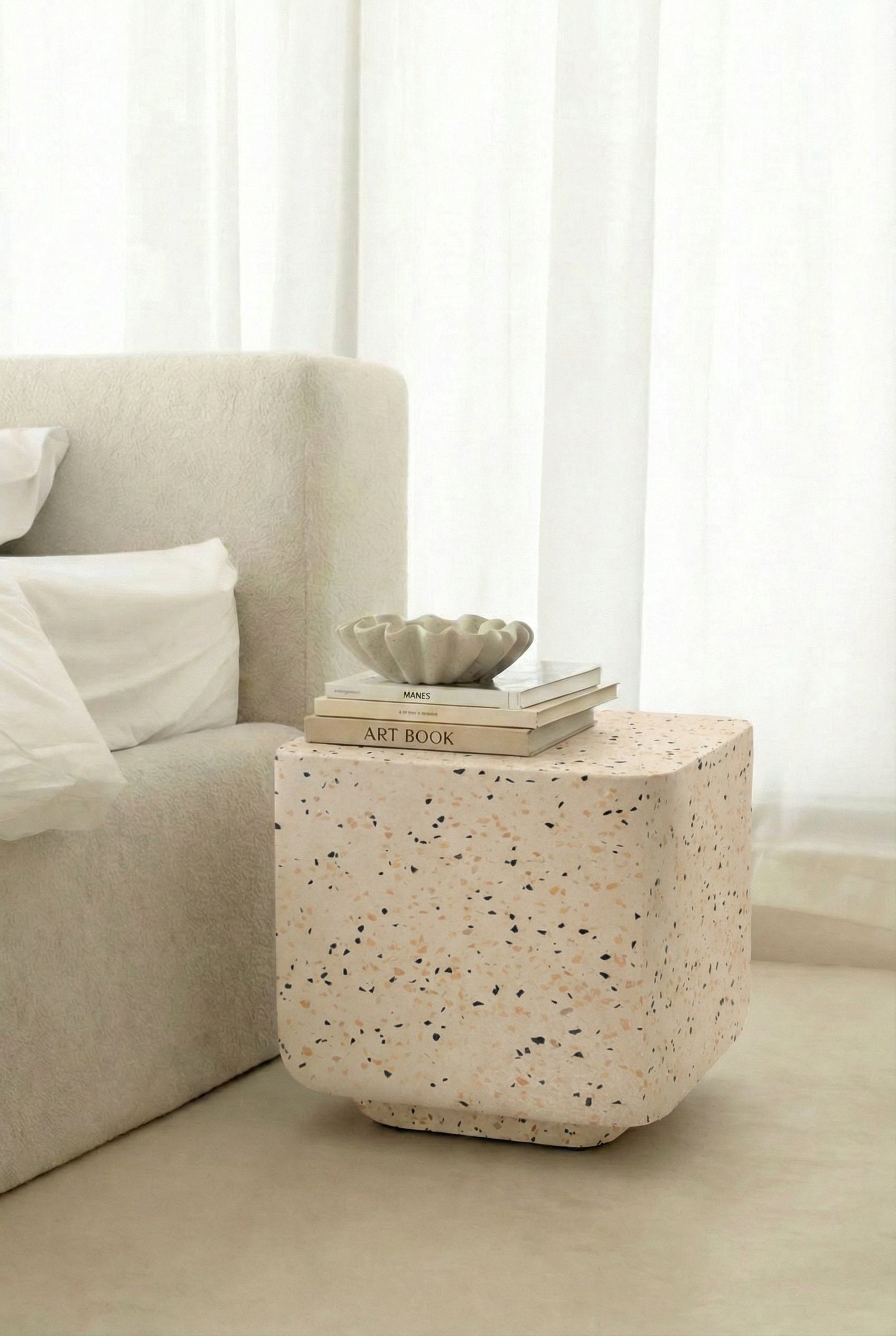 Roche Venezian Microterrazzo Microconcrete Side Table