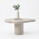 Lysandra Honed Limestone Coffee Table (110x46CM)