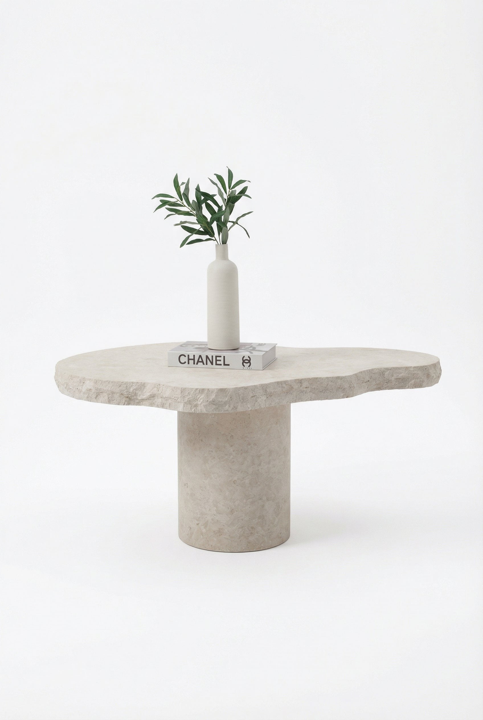 Lysandra Honed Limestone Coffee Table (110x46CM)