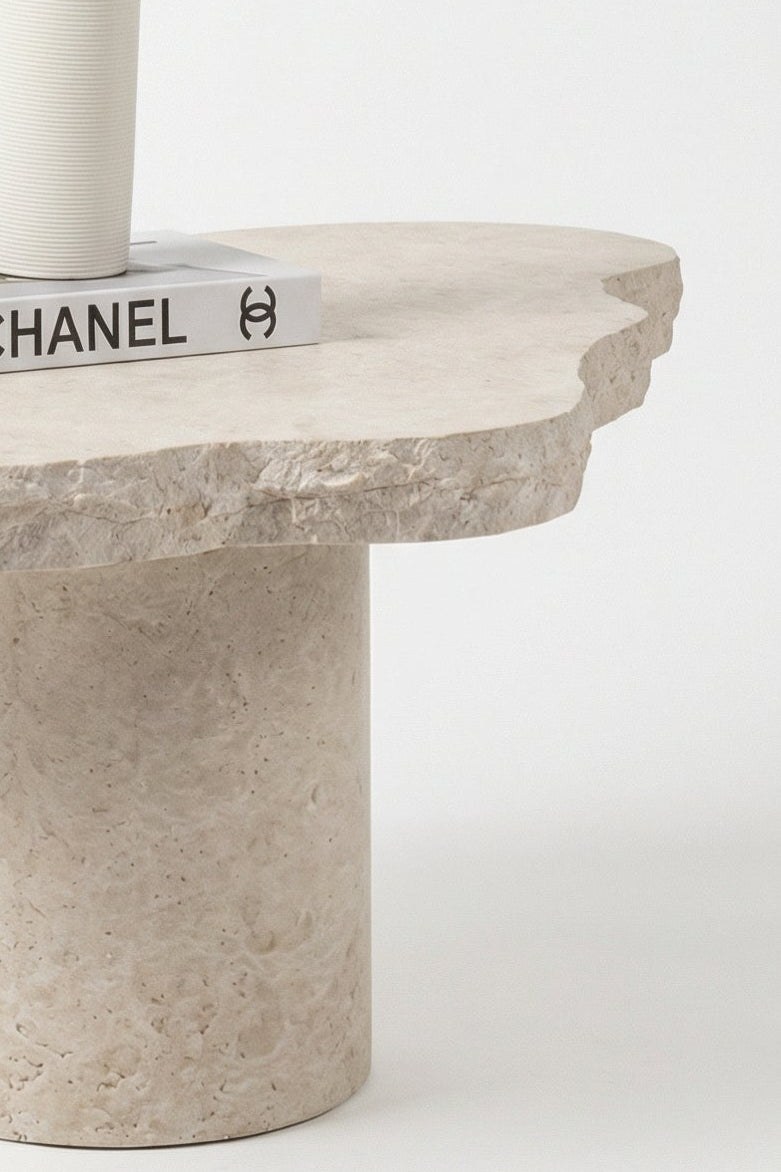 Lysandra Honed Limestone Coffee Table (110x46CM) - Image 2