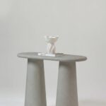 Alessia Ash Grey Speckled Microconcrete Console Table