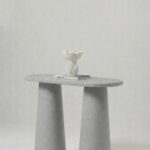 Alessia Grey Speckled Microconcrete Console Table