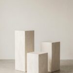 Zelda Off White Microconcrete Plinth