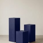 Zelda Cobalt Blue Microconcrete Plinth