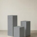 Zelda Grey Speckled Microconcrete Plinth