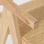 Matilda Light Wood & Rattan Dining Chair