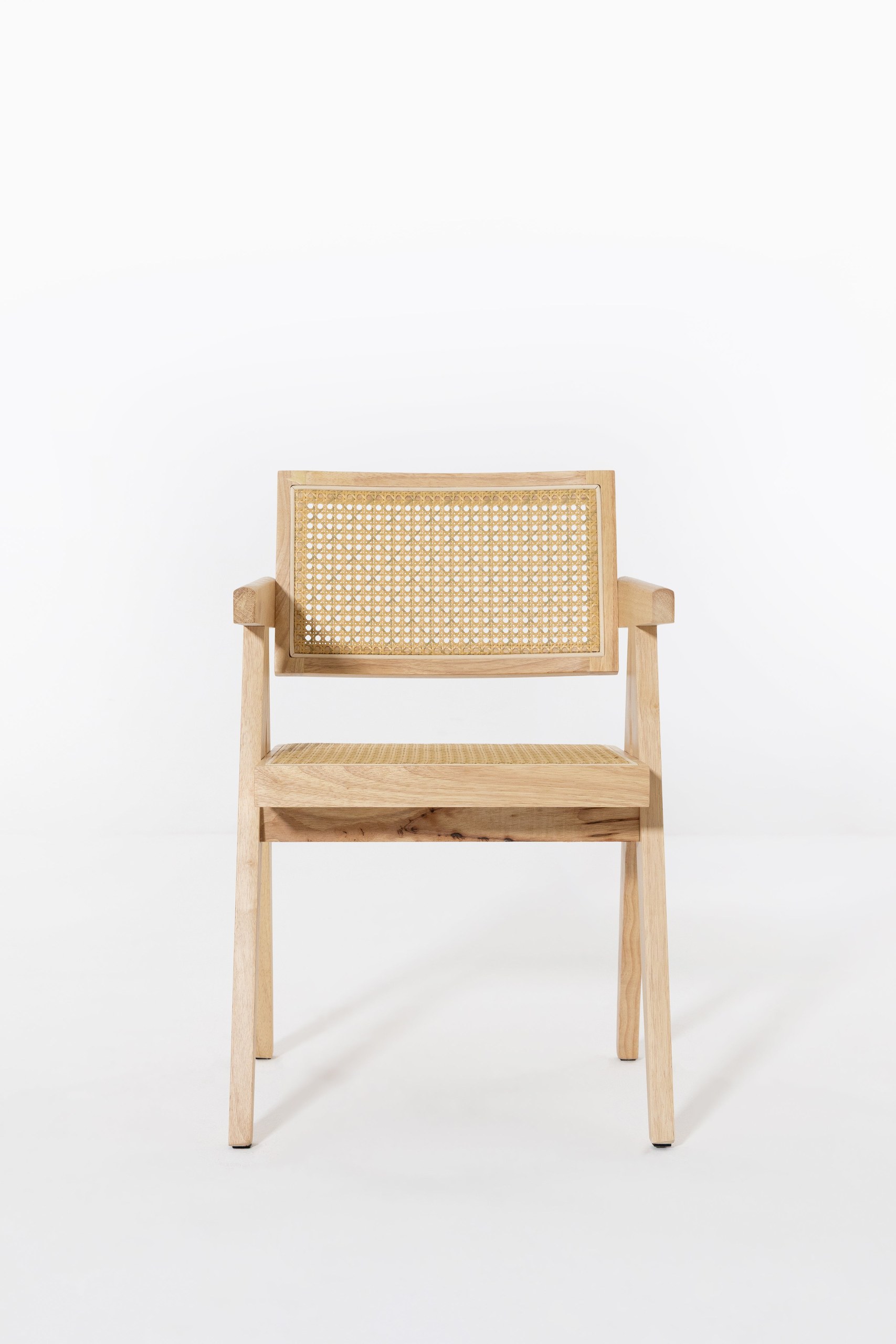 Matilda Light Wood & Rattan Dining Chair - Image 5