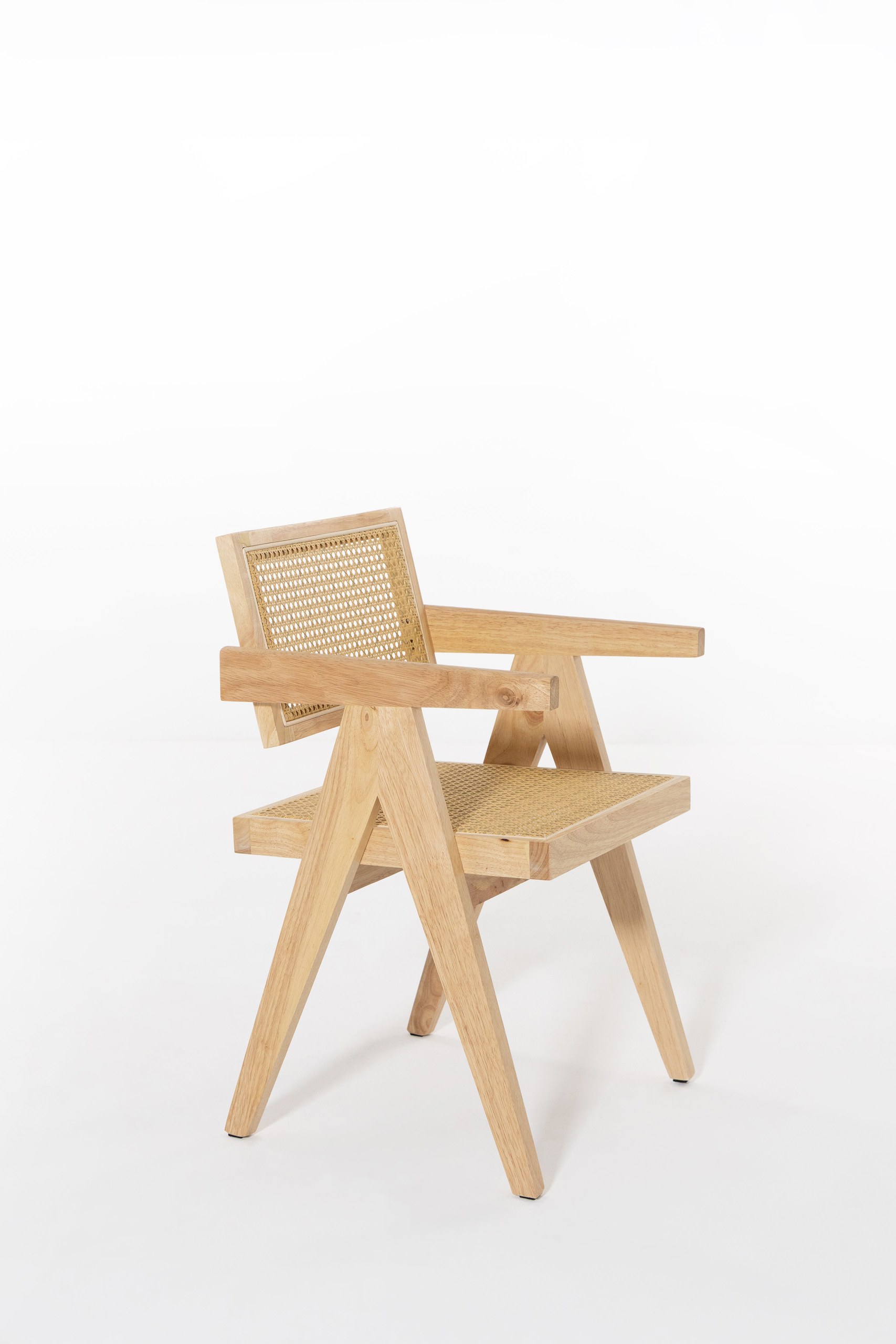 Matilda Light Wood & Rattan Dining Chair - Image 6