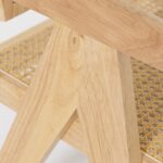 Matilda Light Wood & Rattan Dining Chair