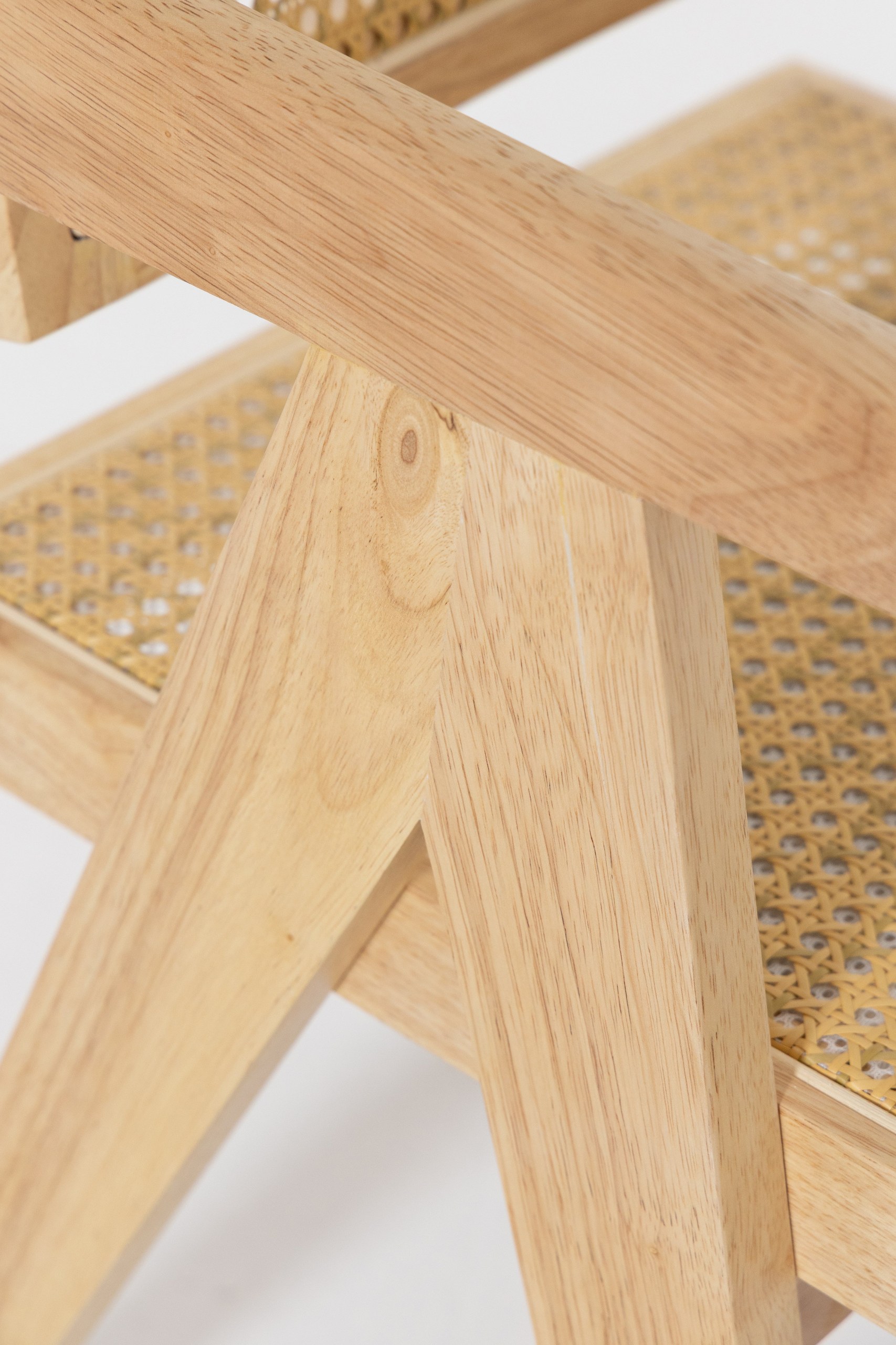 Matilda Light Wood & Rattan Dining Chair - Image 9