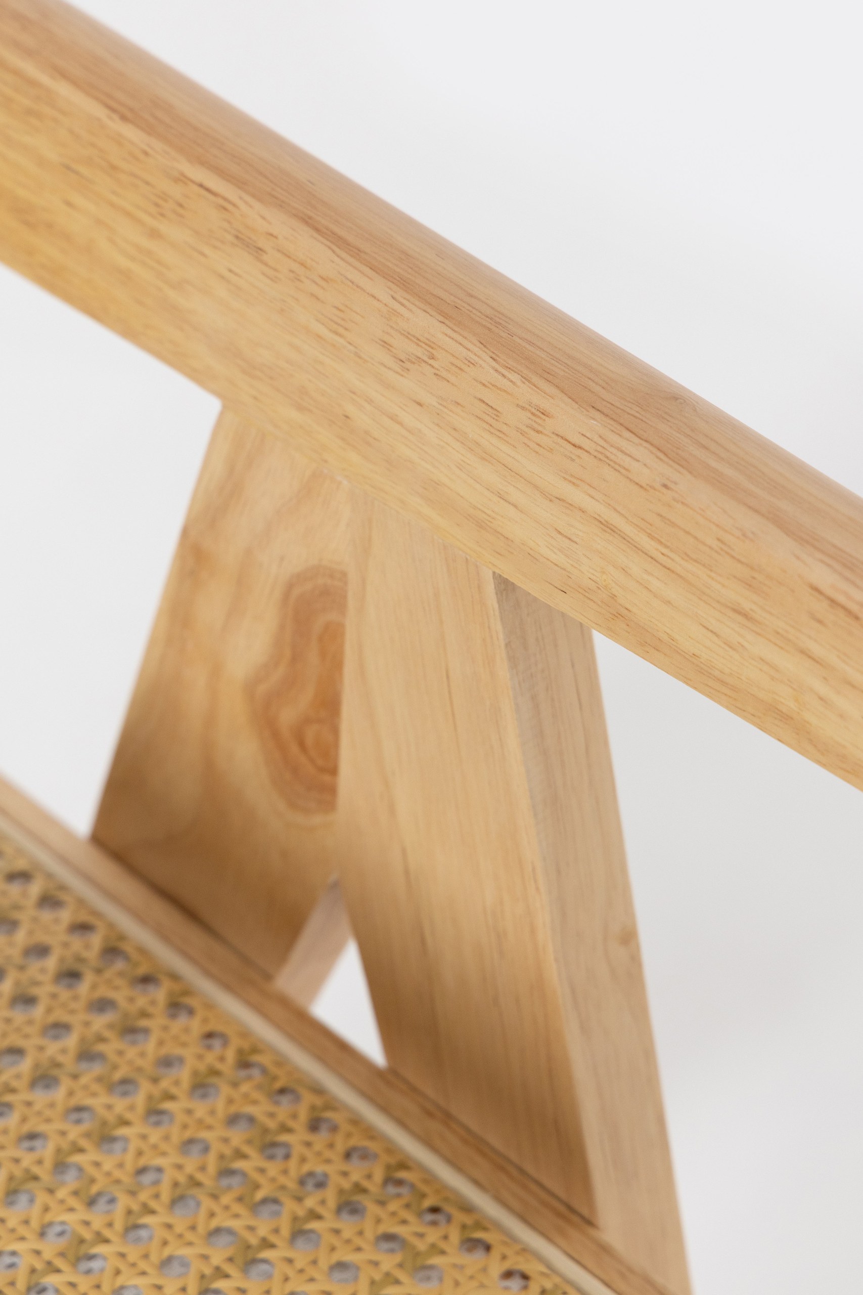 Matilda Light Wood & Rattan Dining Chair - Image 10