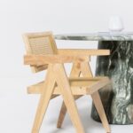 Matilda Light Wood & Rattan Dining Chair