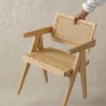Matilda Light Wood & Rattan Dining Chair