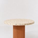 Aether Venezian Microterrazzo Microconcrete Top Dining Table