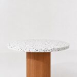 Aether Rialto Microterrazzo Microconcrete Top Dining Table