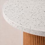 Aether Rialto Microterrazzo Microconcrete Top Dining Table