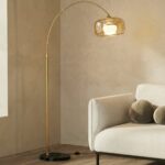 Raffina Golden Floor Lamp