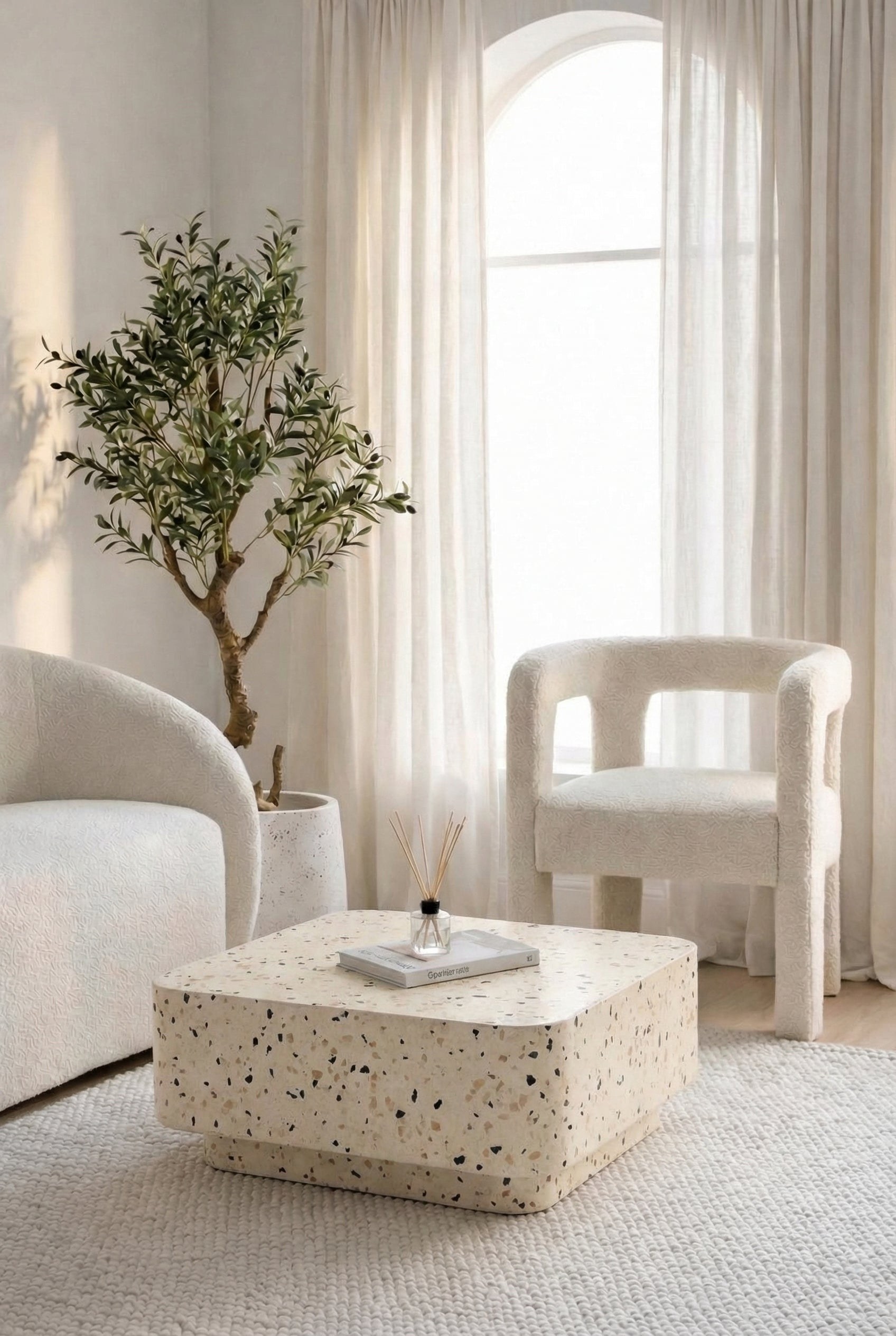 Nevina Venezian Microterrazzo Microconcrete Coffee Table