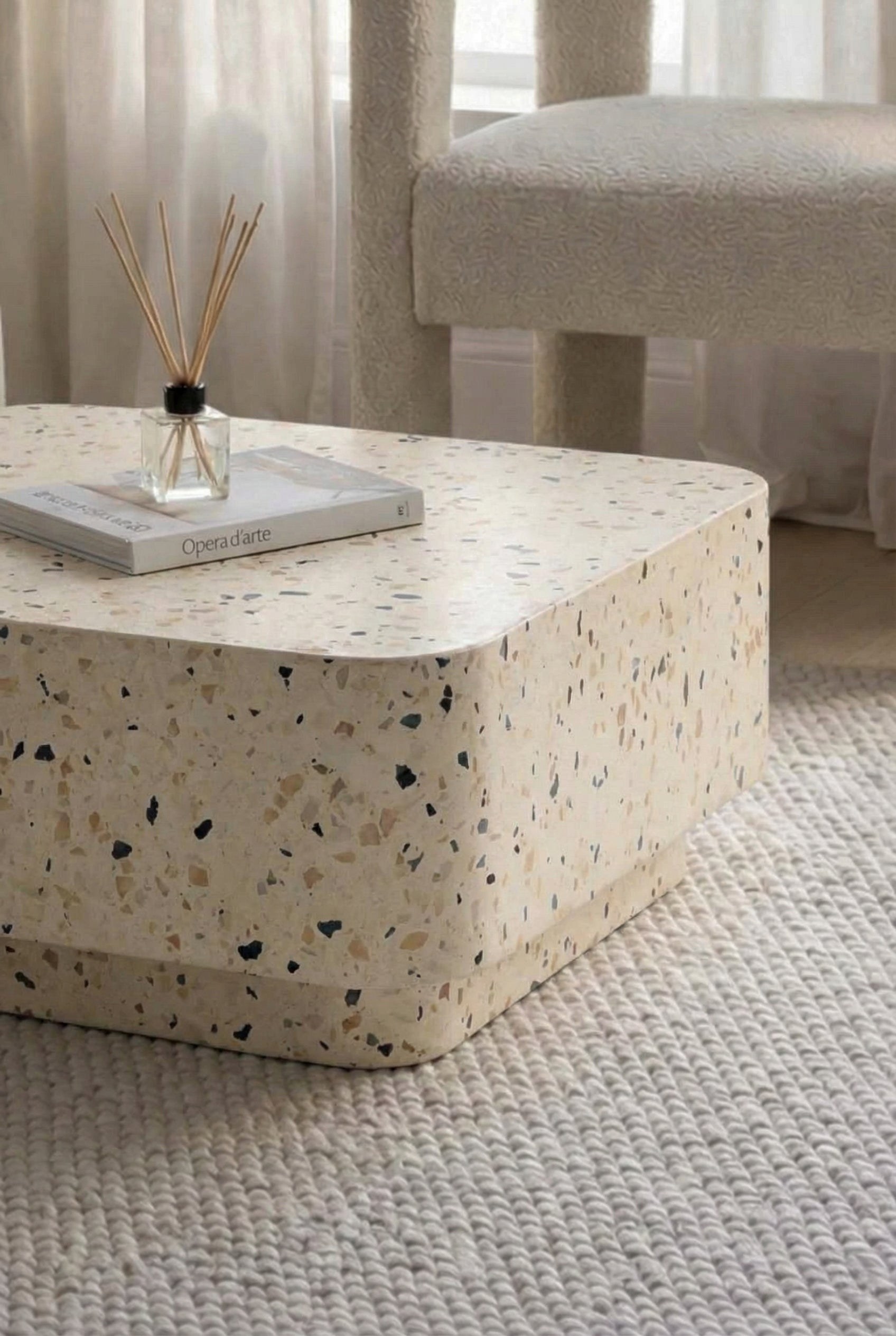 Nevina Venezian Microterrazzo Microconcrete Coffee Table - Image 2
