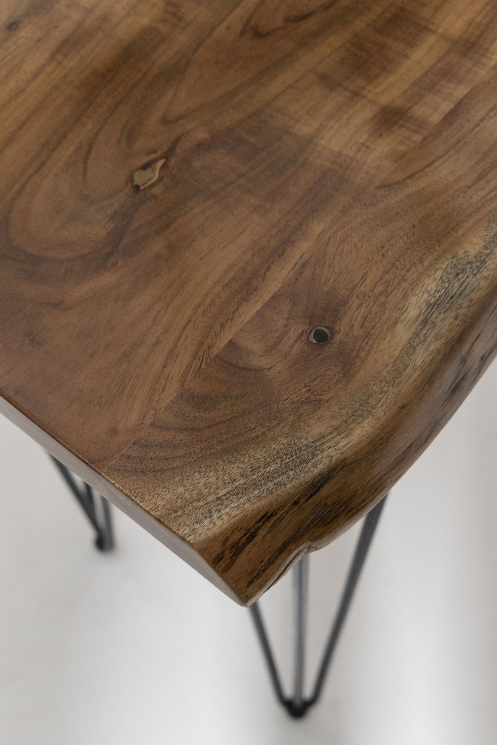 Laronia Acacia Console Table with Hairpin Legs - Image 2