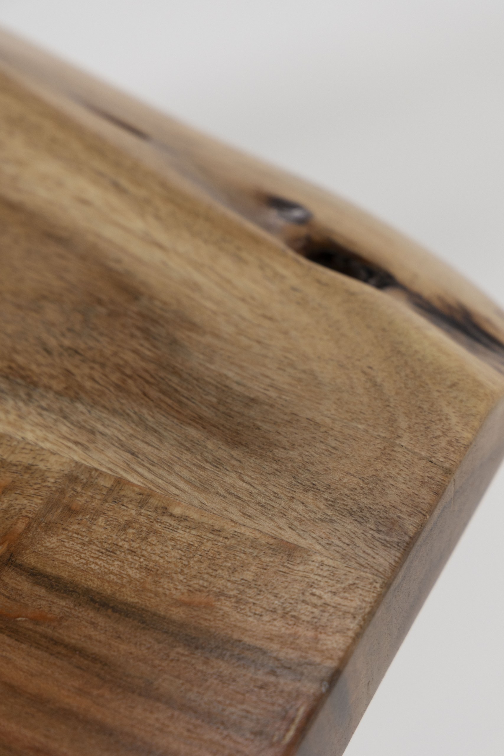 Laronia Acacia Console Table with Trapezoid Legs - Image 2