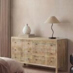Mathis Textured Wooden Dresser