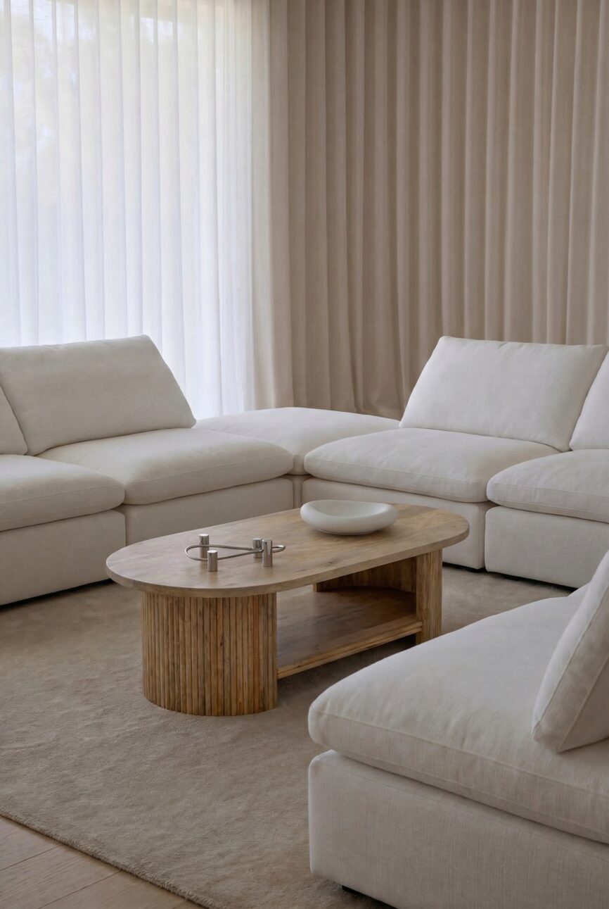 Alonso Fluted Coffee Table