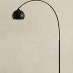 Brillo Black Arched Floor Lamp